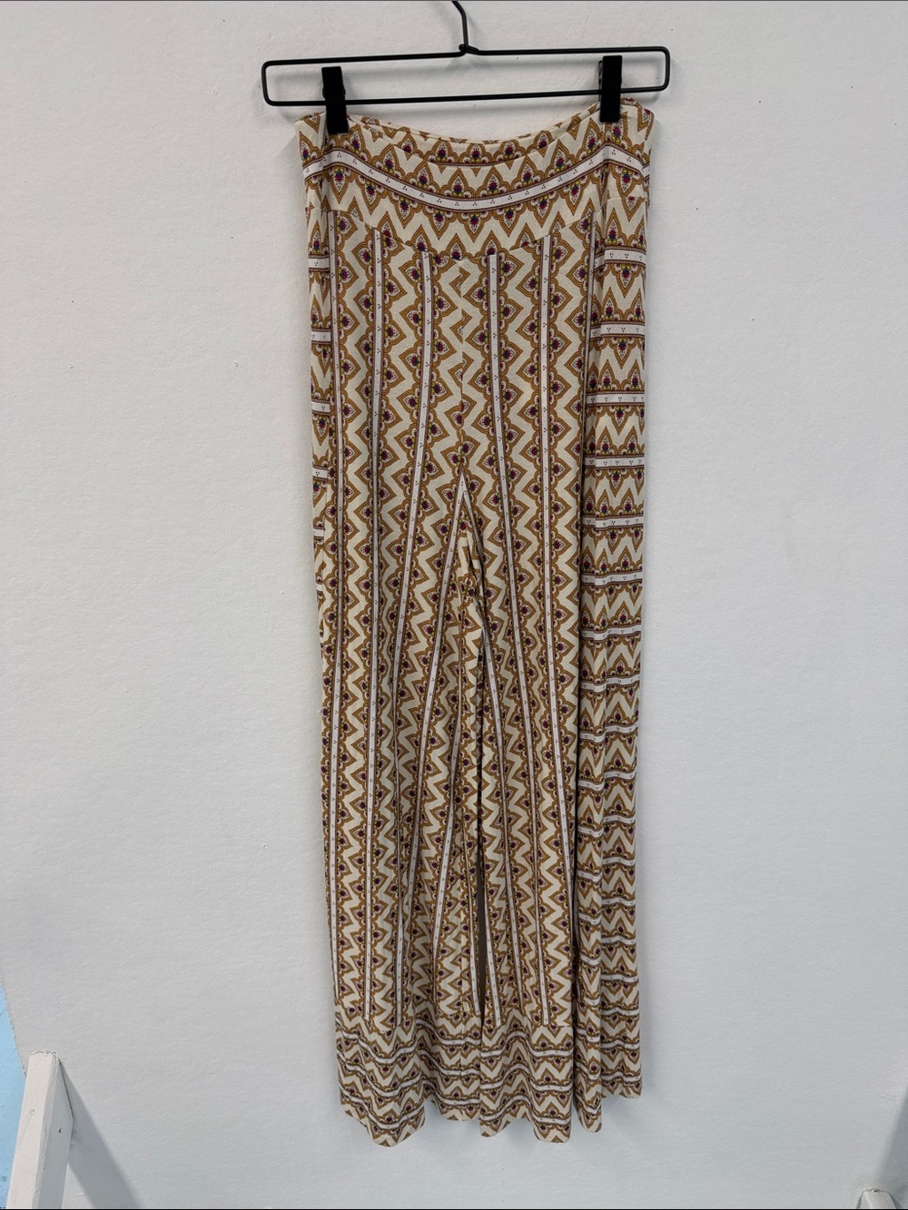 Farm Rio Print Knit Wide Leg Pants